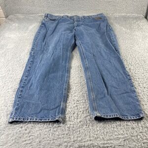 Carhartt 38x32 Mens Traditional Fit Straight Leg Denim Jeans Blue Cotton